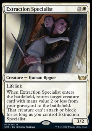 Extraction Specialist (Promo Pack) [Streets of New Capenna Promos] | Silver Goblin