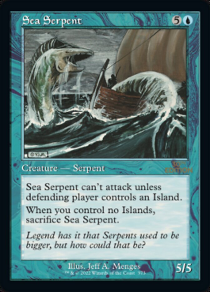 Sea Serpent (Retro) [30th Anniversary Edition] | Silver Goblin