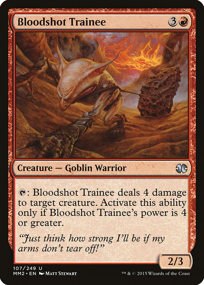 Bloodshot Trainee [Modern Masters 2015] | Silver Goblin