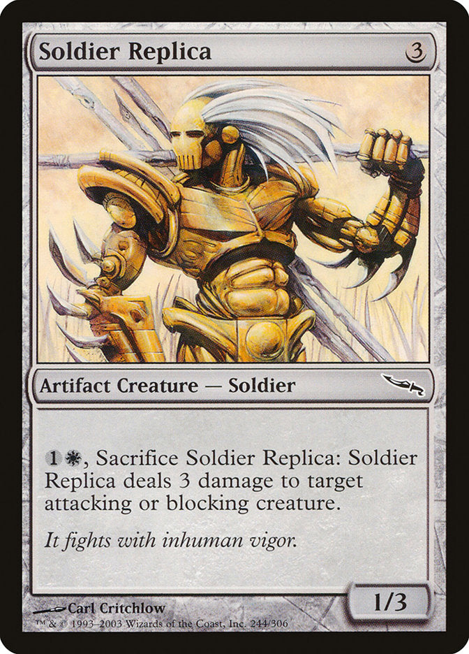Soldier Replica [Mirrodin] | Silver Goblin