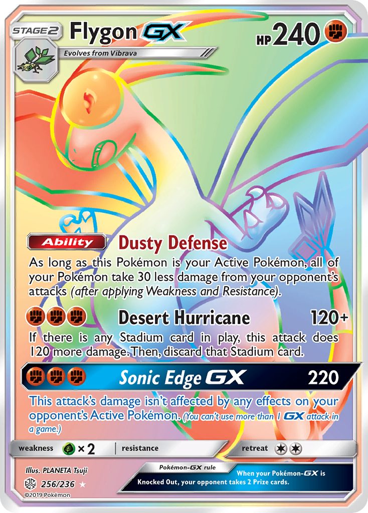 Flygon GX (256/236) [Sun & Moon: Cosmic Eclipse] | Silver Goblin