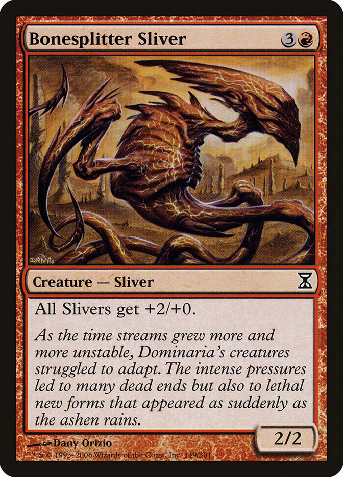 Bonesplitter Sliver [Time Spiral] | Silver Goblin