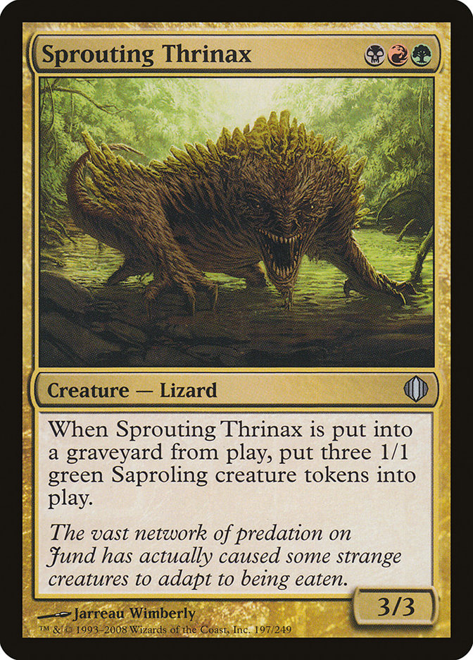 Sprouting Thrinax [Shards of Alara] | Silver Goblin