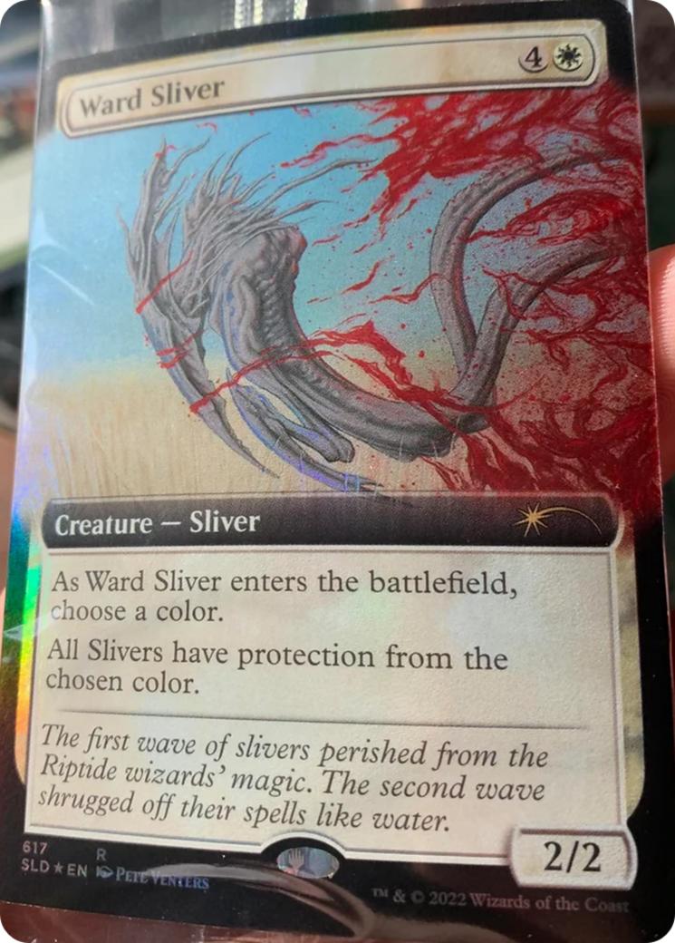 Ward Sliver (Extended Art) [Secret Lair Drop Promos] | Silver Goblin