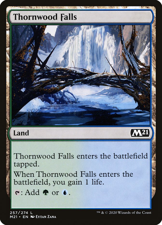 Thornwood Falls [Core Set 2021] | Silver Goblin