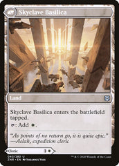 Skyclave Cleric // Skyclave Basilica [Zendikar Rising] | Silver Goblin