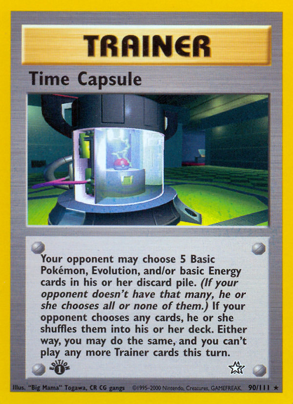 Time Capsule (90/111) [Neo Genesis 1st Edition] | Silver Goblin