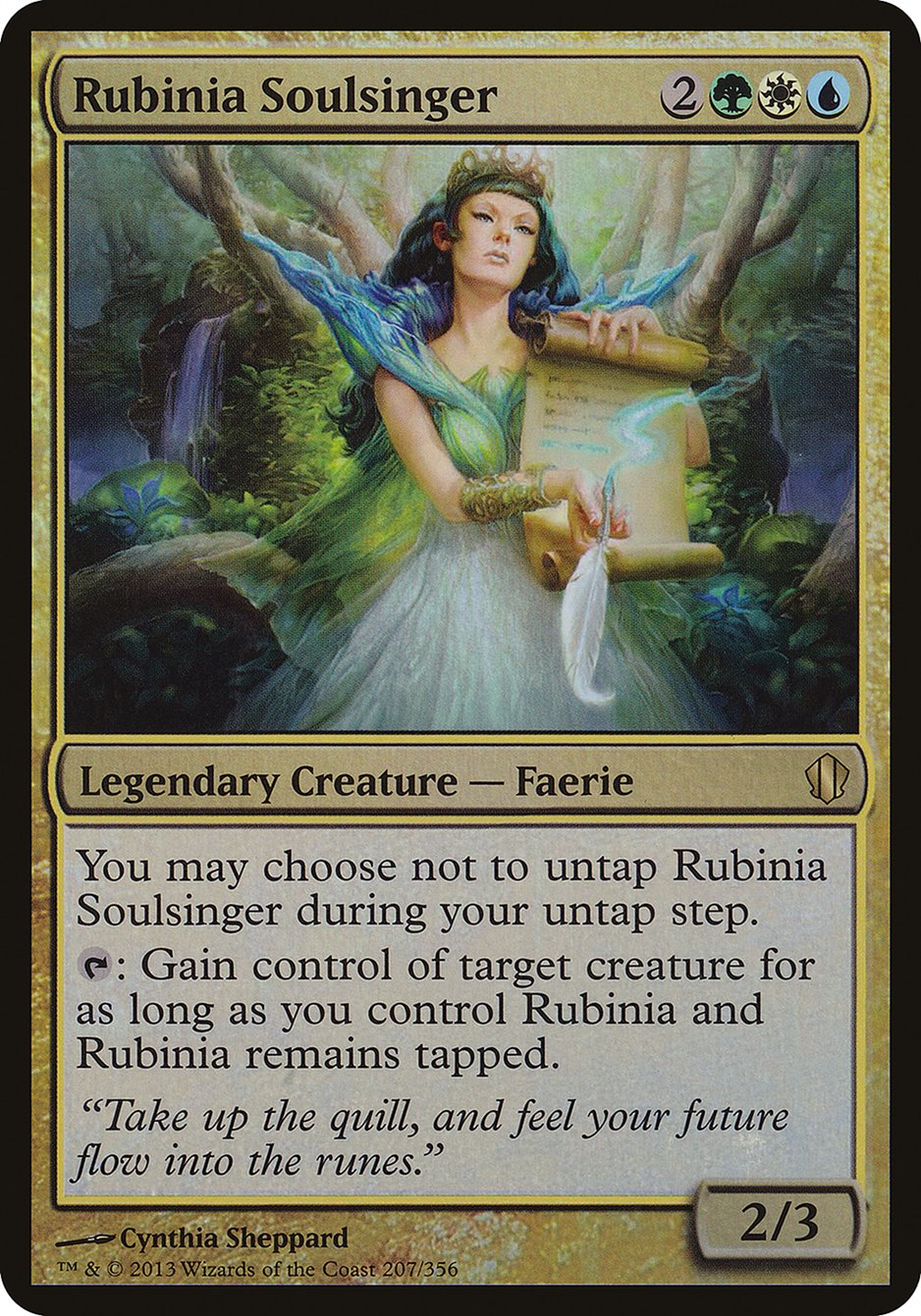 Rubinia Soulsinger (Oversized) [Commander 2013 Oversized] | Silver Goblin