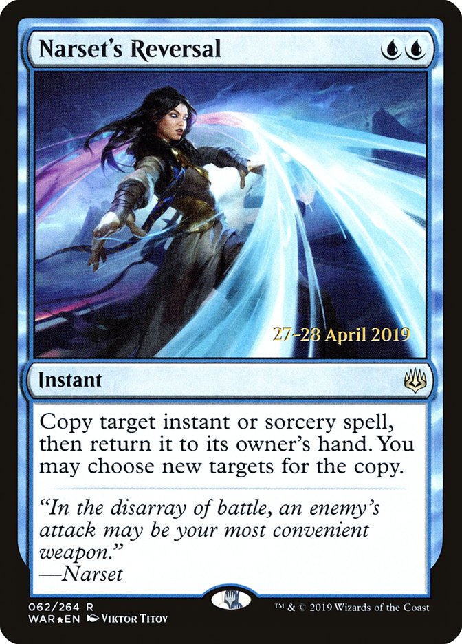 Narset's Reversal [War of the Spark Prerelease Promos] | Silver Goblin