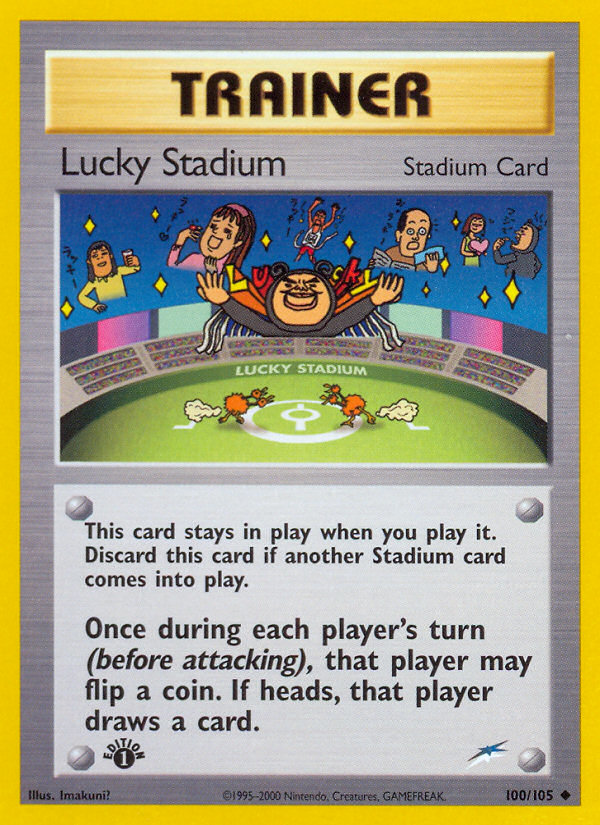 Lucky Stadium (100/105) [Neo Destiny 1st Edition] | Silver Goblin