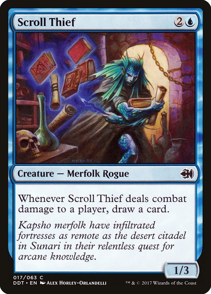 Scroll Thief [Duel Decks: Merfolk vs. Goblins] | Silver Goblin