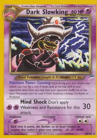 Dark Slowking (20/105) [Neo Destiny Unlimited] | Silver Goblin