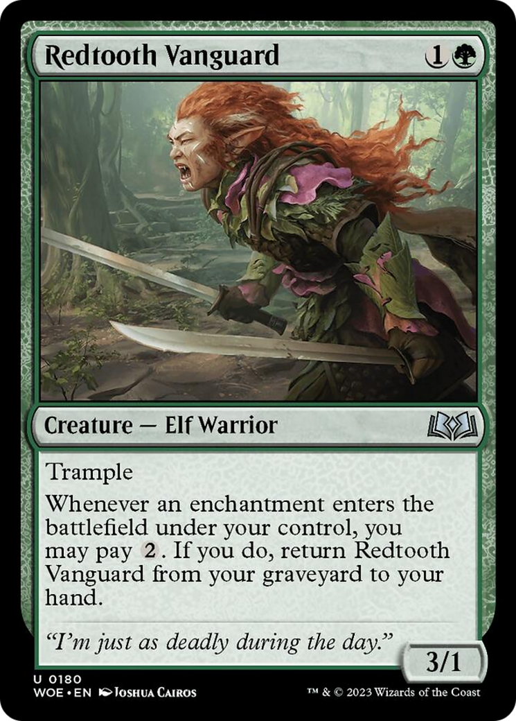 Redtooth Vanguard [Wilds of Eldraine] | Silver Goblin