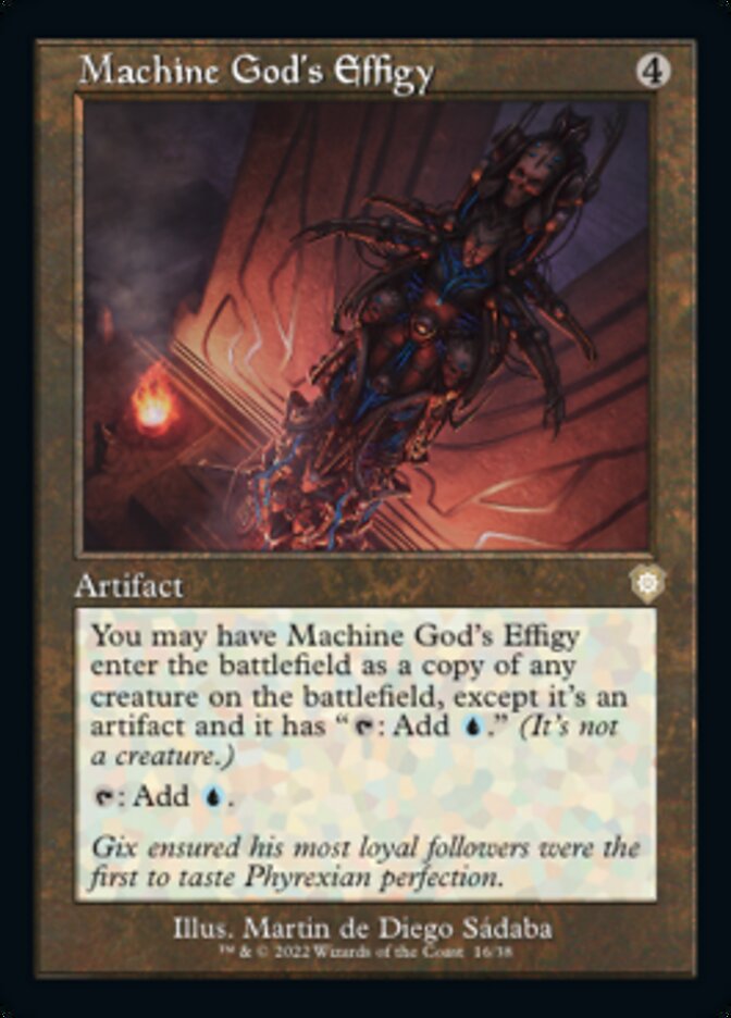 Machine God's Effigy (Retro) [The Brothers' War Commander] | Silver Goblin