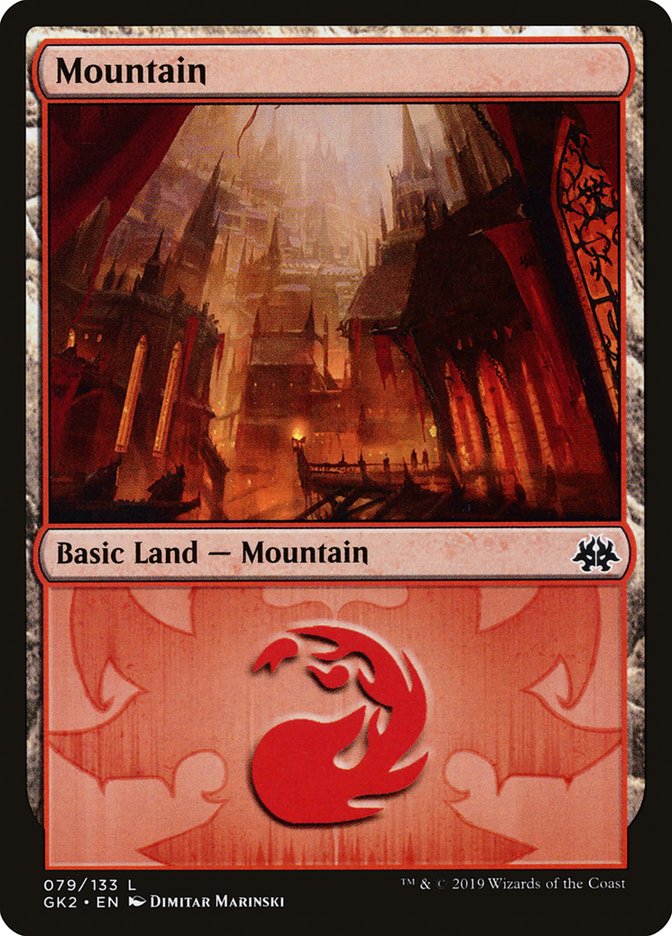 Mountain (79) [Ravnica Allegiance Guild Kit] | Silver Goblin