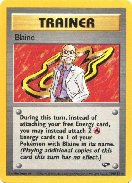 Blaine (100/132) [Gym Challenge Unlimited] | Silver Goblin