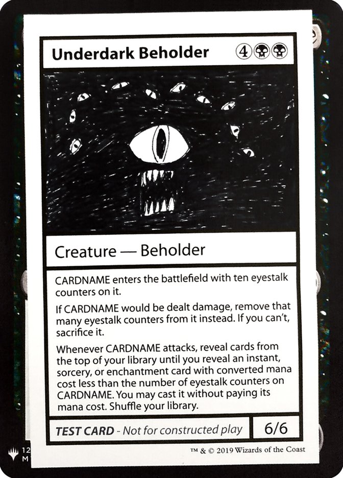 Underdark Beholder [Mystery Booster Playtest Cards] | Silver Goblin