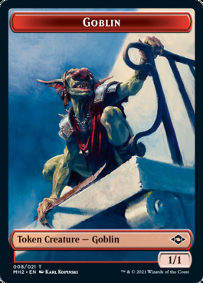 Goblin Token [Modern Horizons 2 Tokens] | Silver Goblin