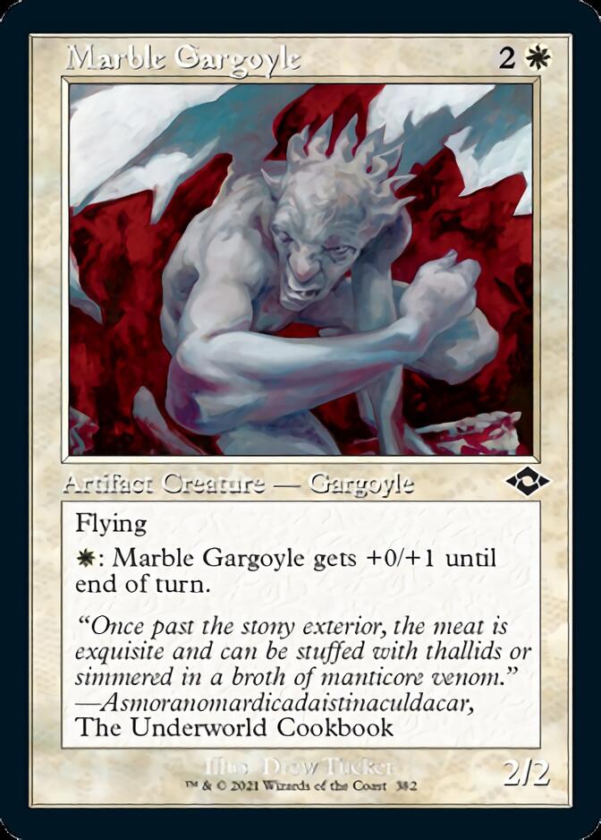 Marble Gargoyle (Retro Foil Etched) [Modern Horizons 2] | Silver Goblin
