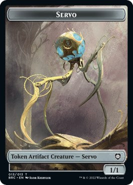 Myr // Servo Double-Sided Token [The Brothers' War Commander Tokens] | Silver Goblin