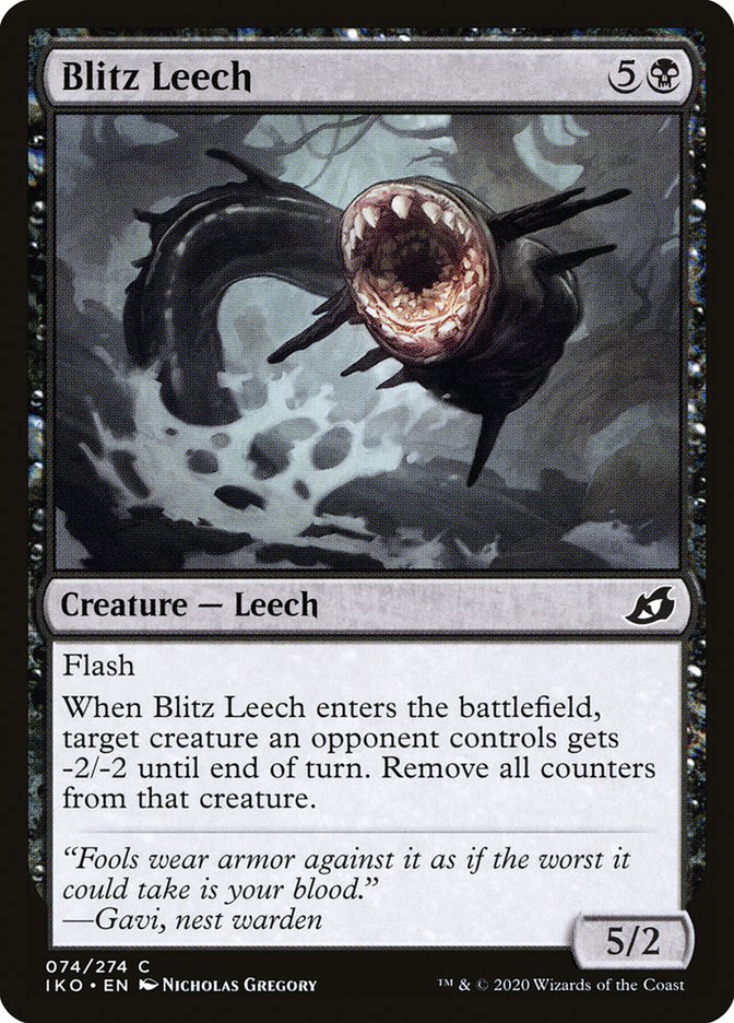 Blitz Leech [Ikoria: Lair of Behemoths] | Silver Goblin