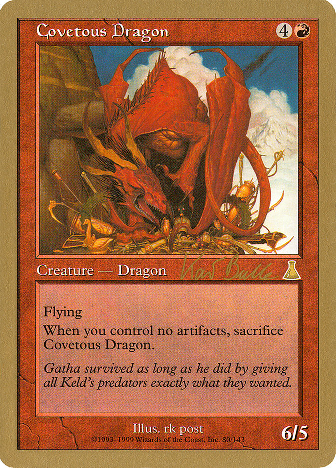 Covetous Dragon (Kai Budde) [World Championship Decks 1999] | Silver Goblin