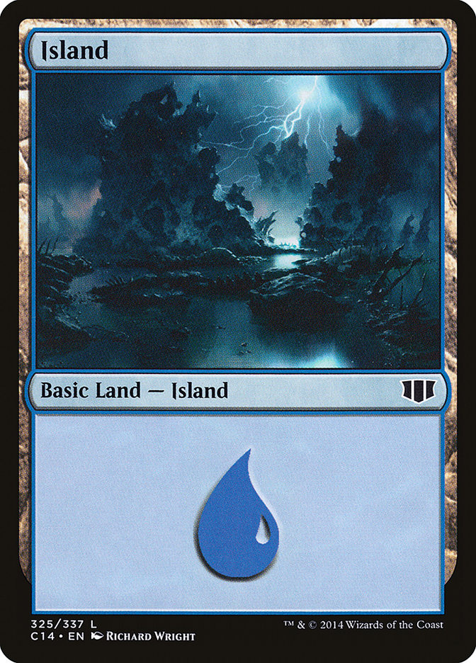 Island (325) [Commander 2014] | Silver Goblin