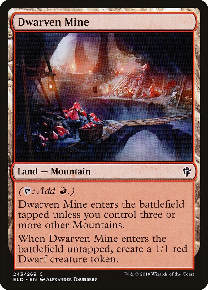 Dwarven Mine [Throne of Eldraine] | Silver Goblin