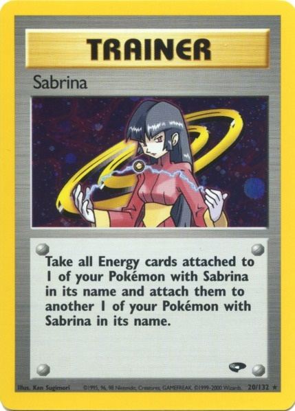 Sabrina (20/132) [Gym Challenge Unlimited] | Silver Goblin