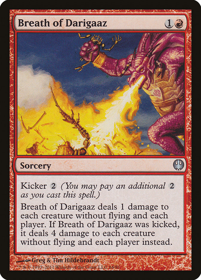 Breath of Darigaaz [Duel Decks: Knights vs. Dragons] | Silver Goblin