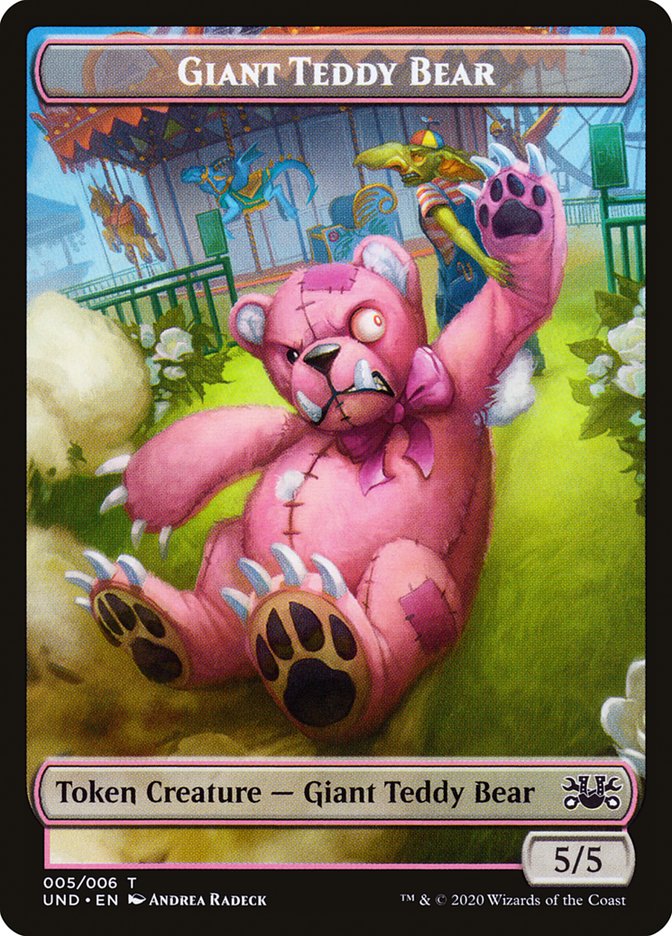 Giant Teddy Bear // Acorn Stash Double-Sided Token [Unsanctioned Tokens] | Silver Goblin