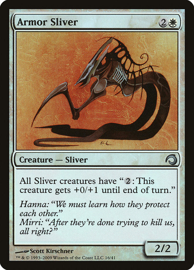 Armor Sliver [Premium Deck Series: Slivers] | Silver Goblin