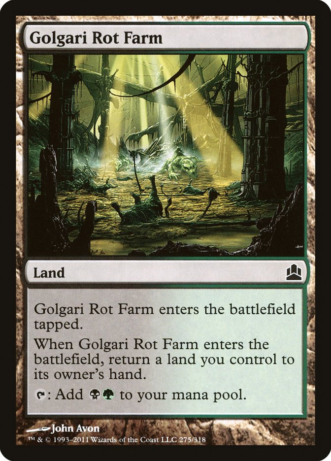 Golgari Rot Farm [Commander 2011] | Silver Goblin
