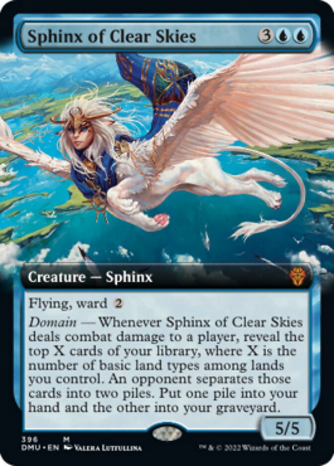 Sphinx of Clear Skies (Extended Art) [Dominaria United] | Silver Goblin