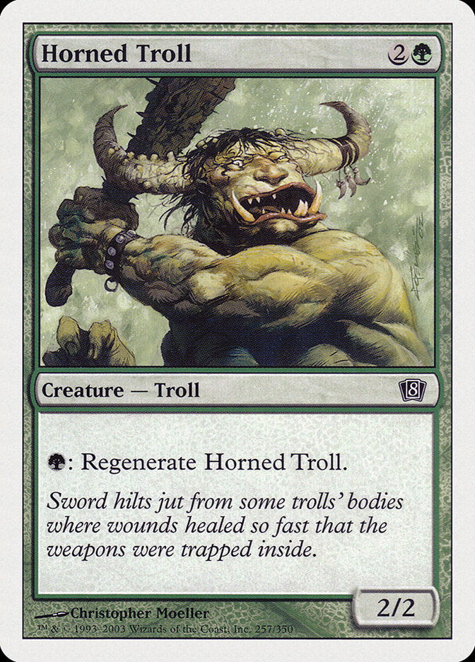 Horned Troll [Eighth Edition] | Silver Goblin