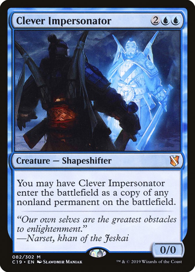 Clever Impersonator [Commander 2019] | Silver Goblin