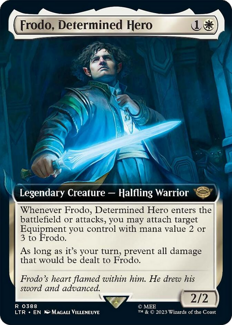 Frodo, Determined Hero (Extended Art) [The Lord of the Rings: Tales of Middle-Earth] | Silver Goblin