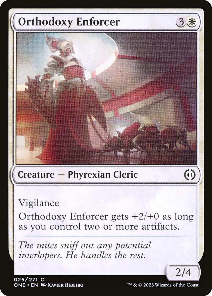 Orthodoxy Enforcer [Phyrexia: All Will Be One] | Silver Goblin