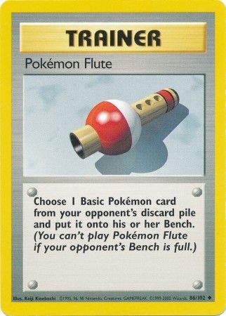 Pokemon Flute (86/102) [Base Set Unlimited] | Silver Goblin