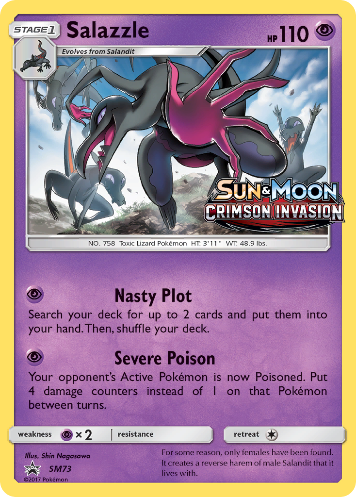 Salazzle (SM73) [Sun & Moon: Black Star Promos] | Silver Goblin