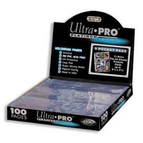 Box of 100 Ultra Pro 9 Pocket Pages Platinum | Silver Goblin