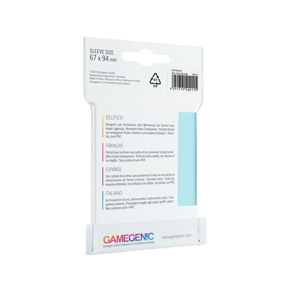 Gamegenic: Soft Sleeves [100ct]