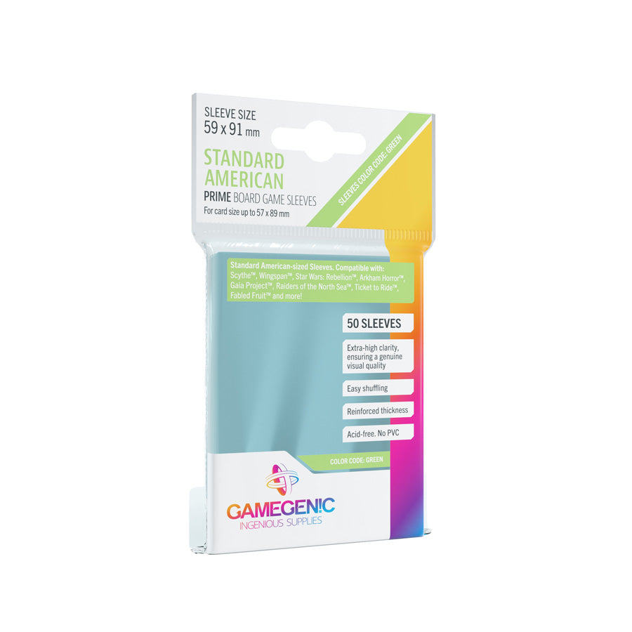Gamegenic: Prime Board Game Sleeves [50-90ct]