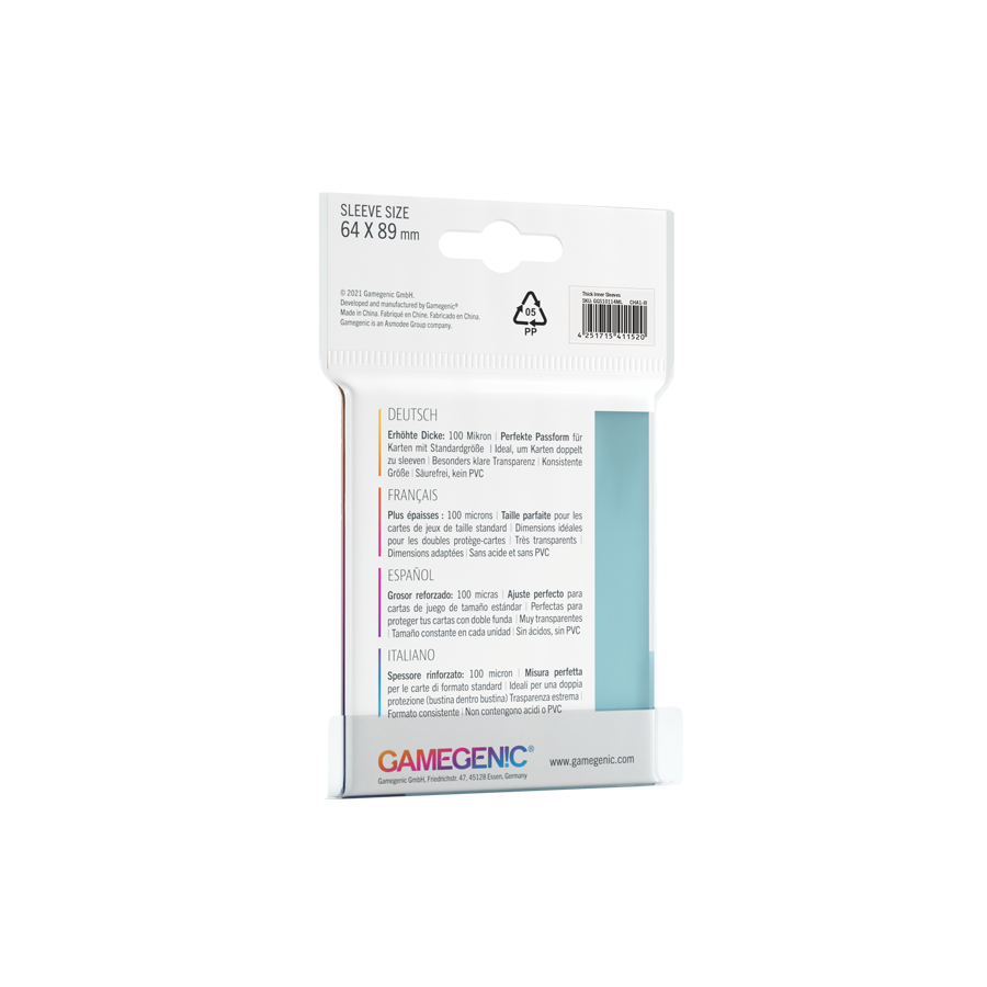 Gamegenic: Thick Inner Sleeves [50ct]