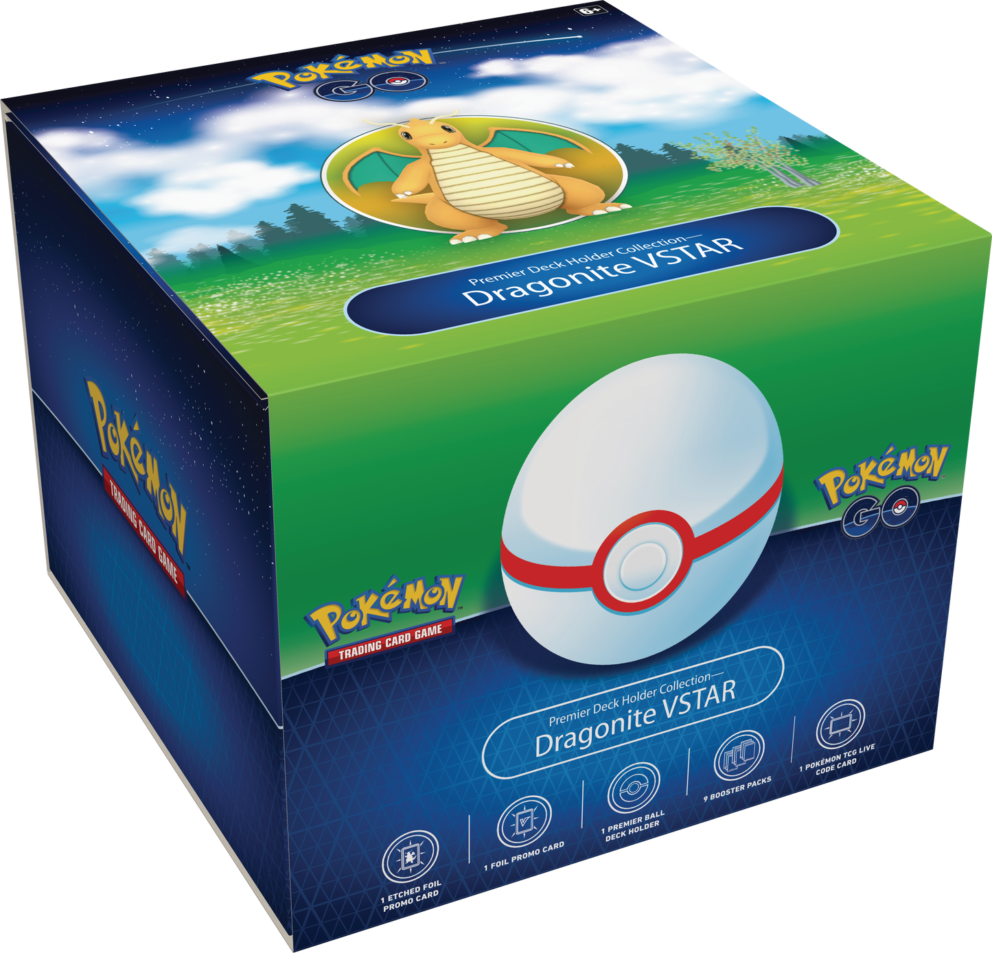 Pokémon TCG: Pokémon Go Premier Deck Holder - Dragonite VSTAR