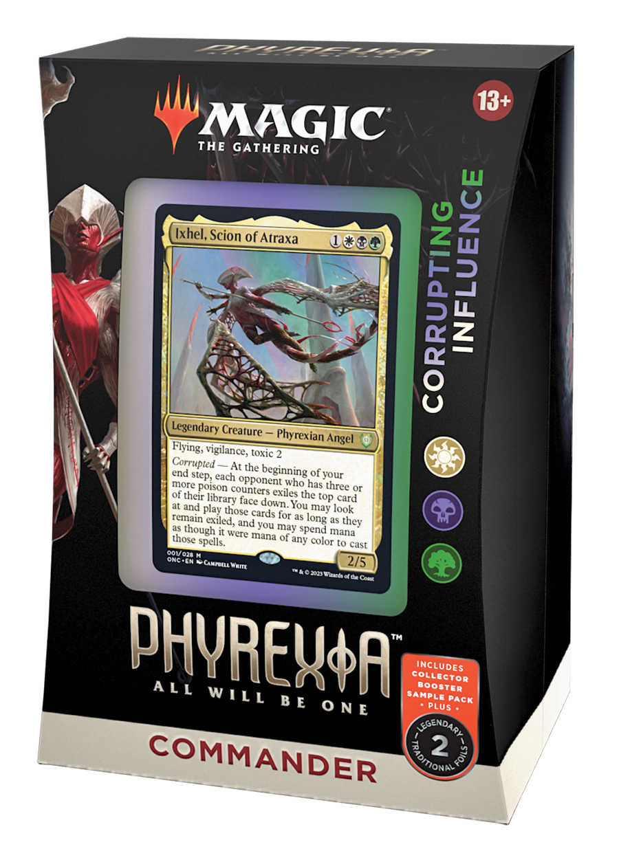 Phyrexia All Will Be One Commander - Corrupting Influence | Silver Goblin