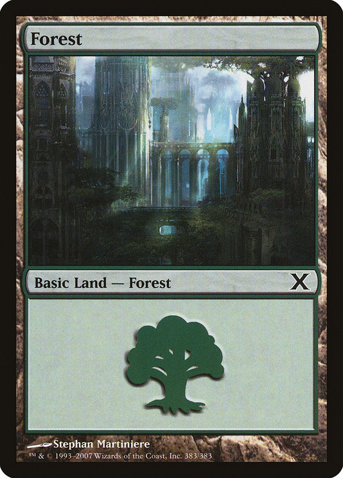 Forest (383) [Tenth Edition] | Silver Goblin