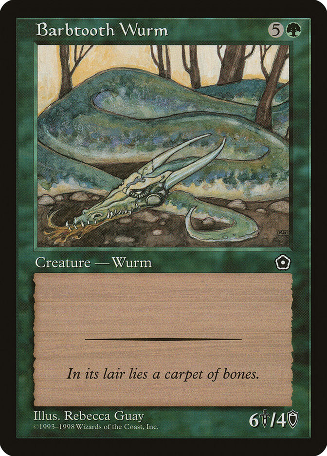 Barbtooth Wurm [Portal Second Age] | Silver Goblin