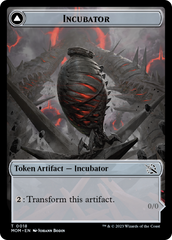 Incubator // Phyrexian (18) Double-Sided Token [March of the Machine Tokens] | Silver Goblin