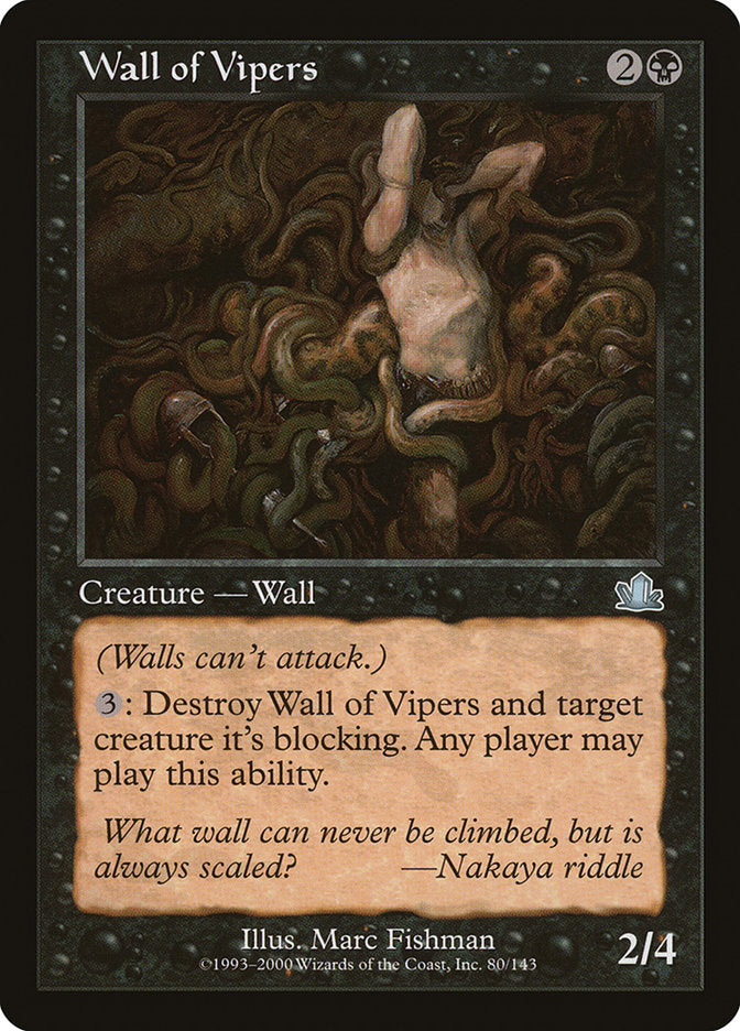 Wall of Vipers [Prophecy] | Silver Goblin